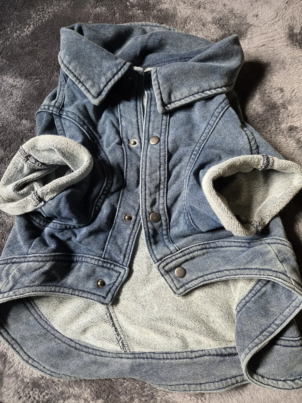 Large Denim Dog Jacket